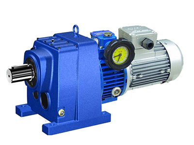 R系列斜齿轮硬齿轮面减速机与无级变速机组合